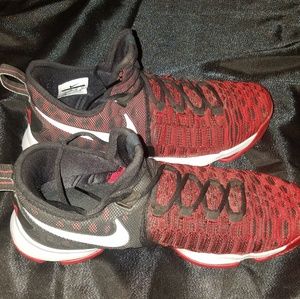 Nike KD9 Black and Red Basketball Shoe